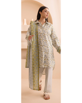 2-PC Shirt Dupatta Unstitched Printed Lawn By Zellbury | 0222
